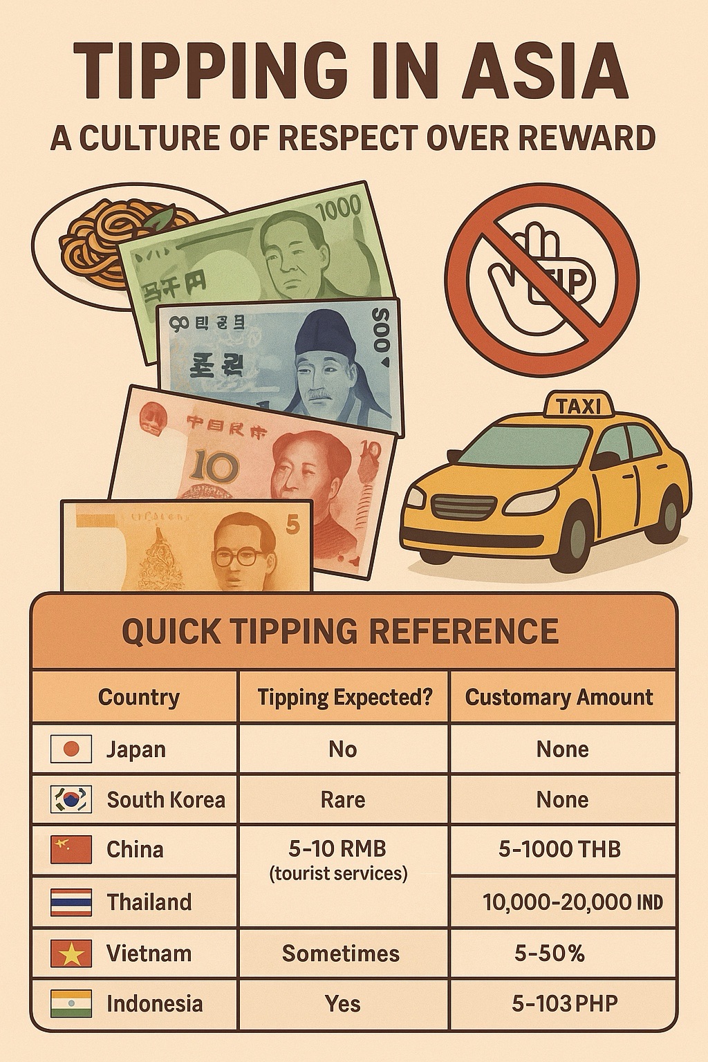 Tipping Culture in Asia: When, Where, and Why It’s Often Not&nbsp;Expected